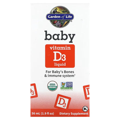 Baby Vitamin D3 Liquid Garden of life
