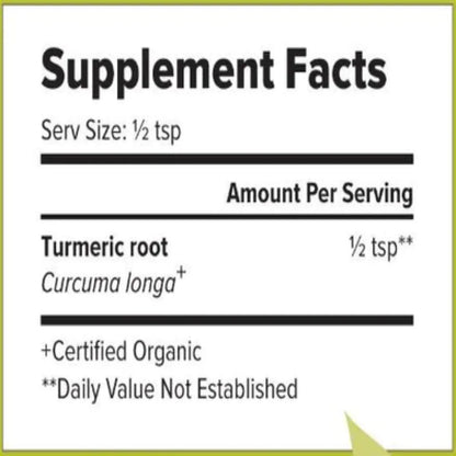 Turmeric Root Powder, Organic 1 lb Banyan Botanicals