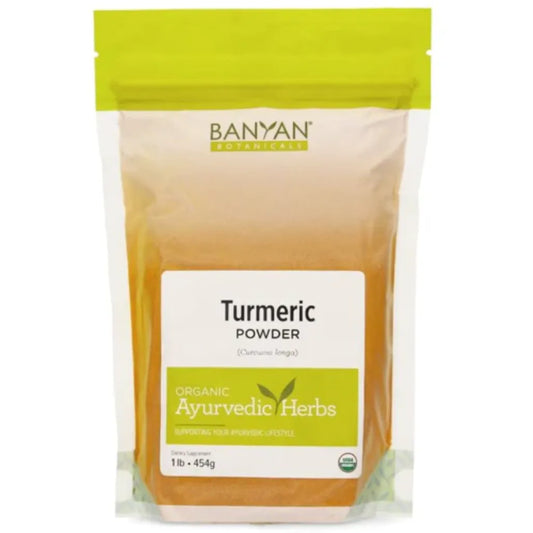 Turmeric Root Powder, Organic 1 lb Banyan Botanicals