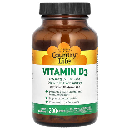 Vitamin D3 5000 IU Country life