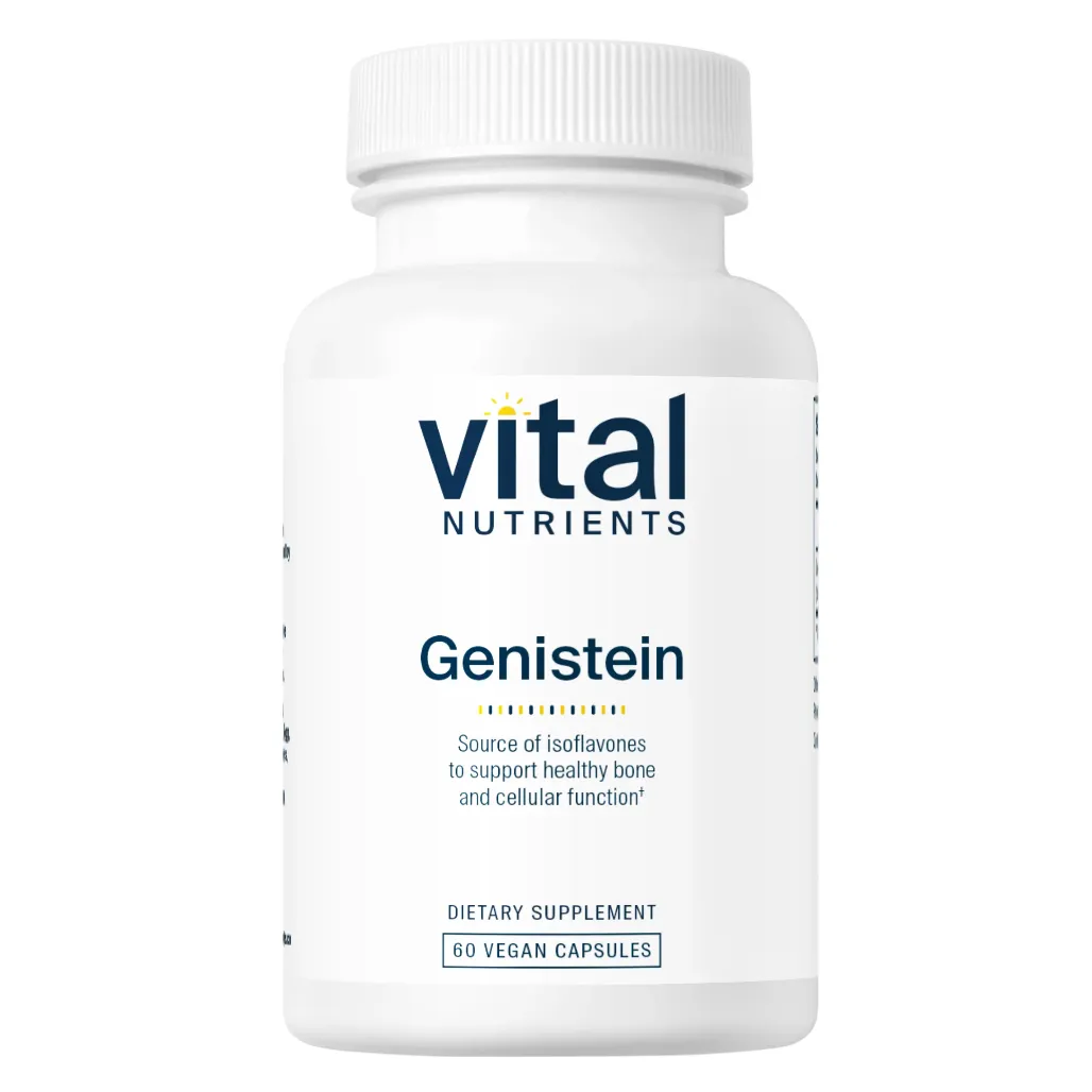 Vital Nutrients Genistein 125mg - Helps to Maintain the Healthy Functioning of Cells and Their Constant Growth