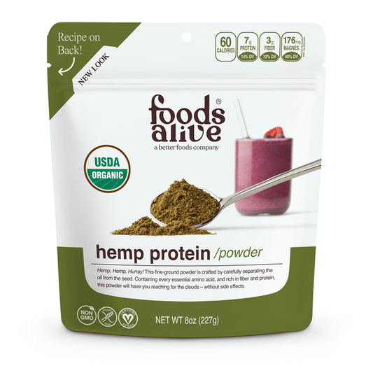 Hemp Protein Powder by Foods Alive at Nutriessential.com