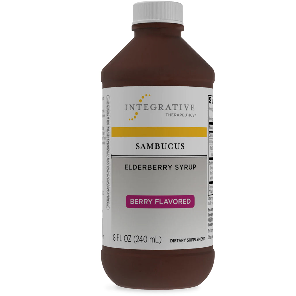 Sambucus Black Elderberry Syrup - berry flavored- Integrative Therapeutics