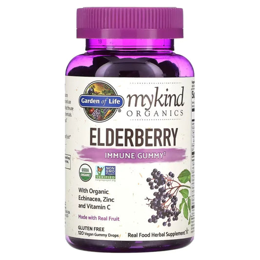 MyKind Organics Elderberry Gummies Garden of life