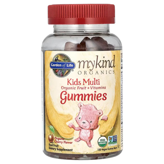 Mykind Kids Multi-Cherry by Garden of life at Nutriessential.com