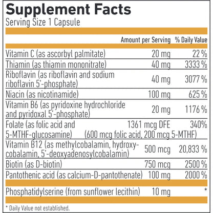 Neuro B-Formula active GOLD Biogena - Supplement Ingredients