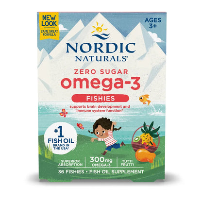 Nordic Naturals Nordic Omega-3 Fishies - Supports Healthy Brain