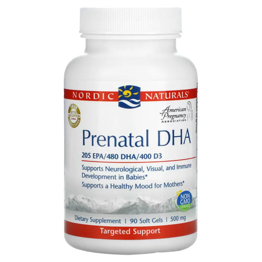 Nordic Naturals Prenatal DHA 500mg - Support Babies Health