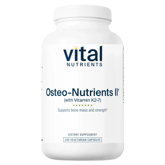 Vital Nutrients Osteo Nutrients II with Vitamin K2-7 - Promotes Healthy Teeth and Bones