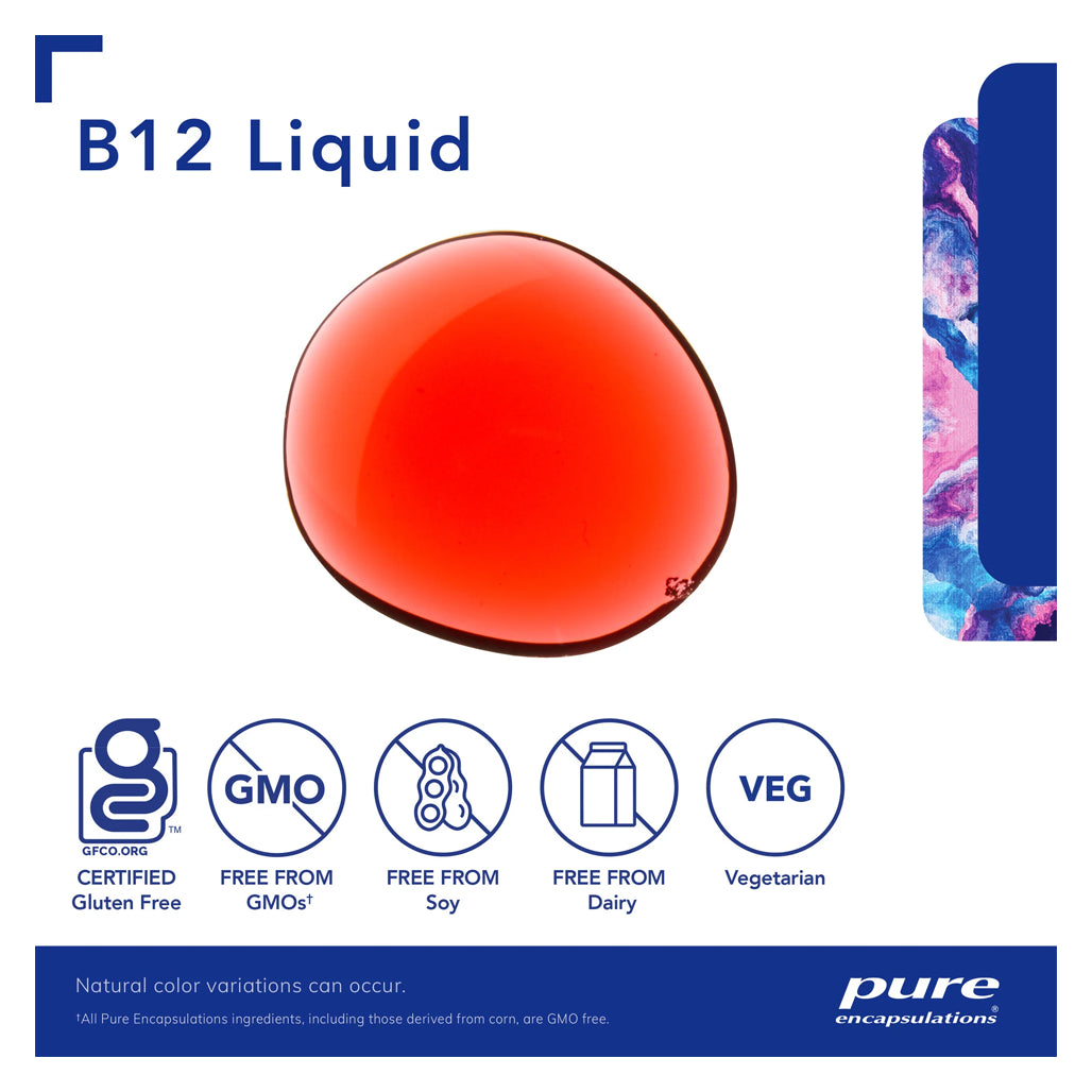 B12 Liquid 1000 mcg Pure Encapsulations