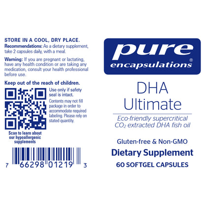 Pure Encapsulations DHA Ultimate Dietary Supplement