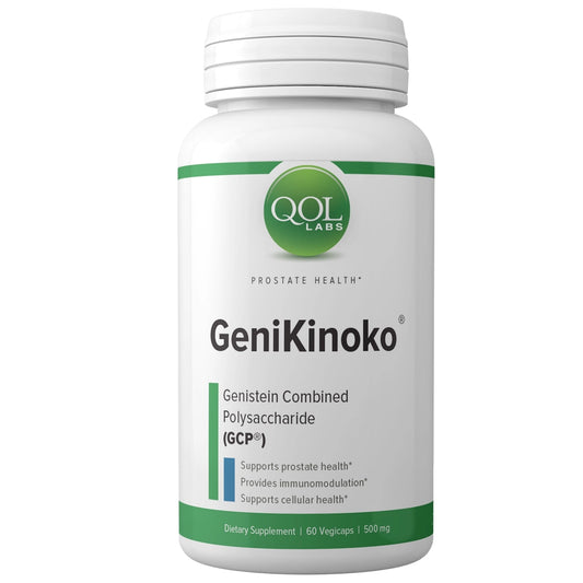 GeniKinoko 500 mg by  QOL Labs supplement for healthy prostate function
