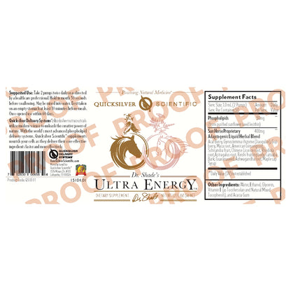 Dr. Shade's Ultra Energy by QuickSilver Scientific - Nourish Your Cell
