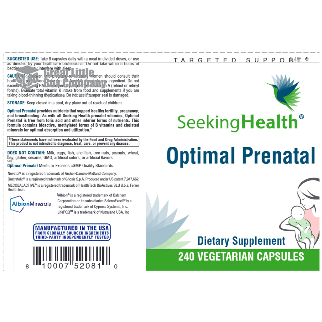 Optimal Prenatal Seeking Health
