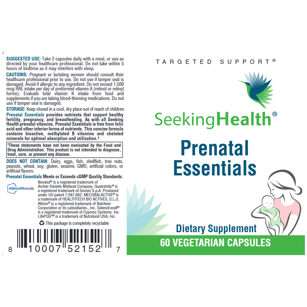 Prenatal Essentials Seeking Health