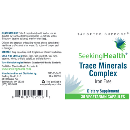 Trace Minerals Complex Seeking Health