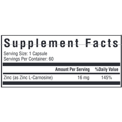 Zinc Carnosine 75 mg Seeking Health