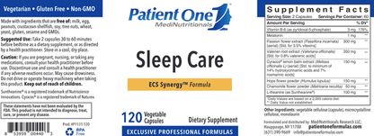 Sleep Care by Patient One at Nutriessential.com