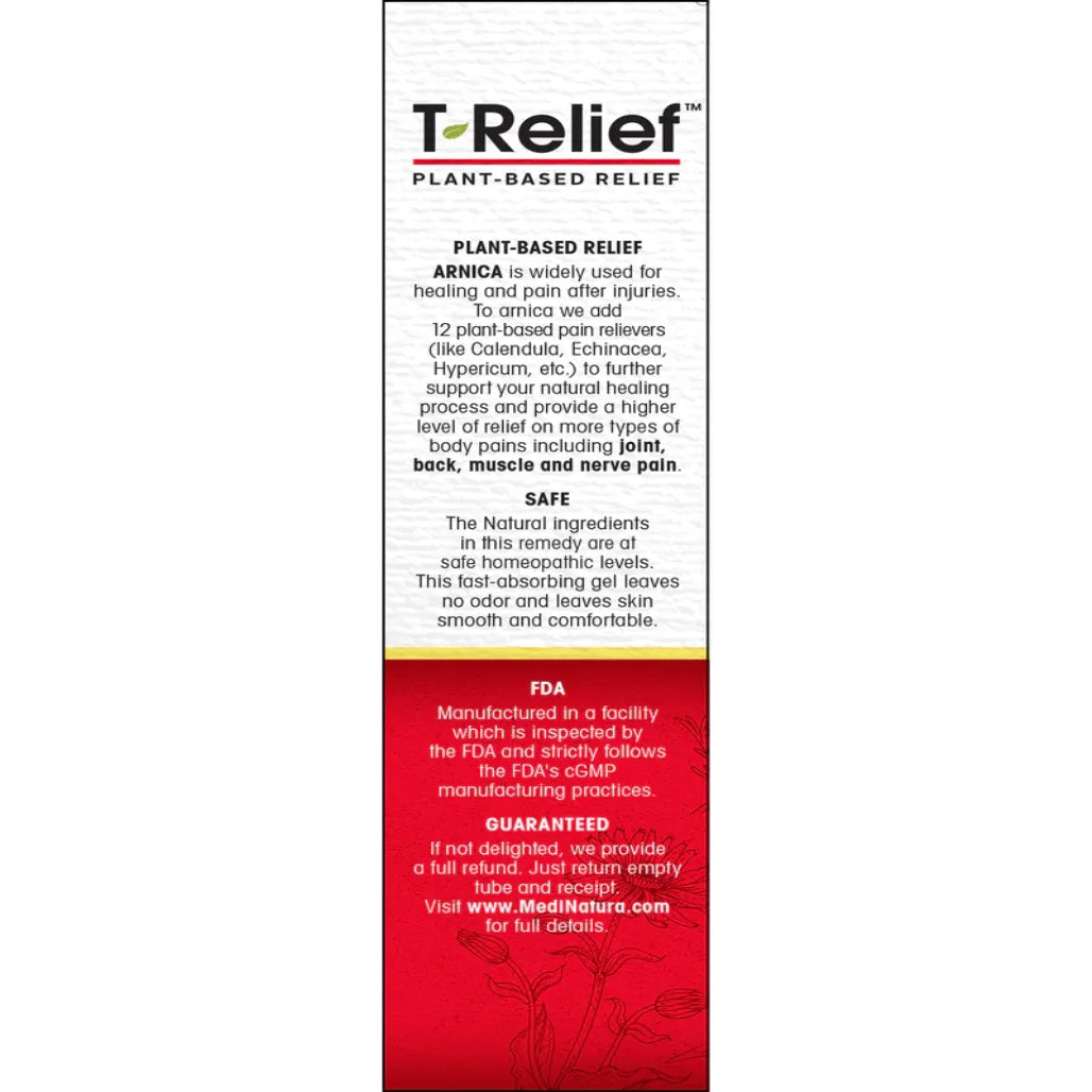 T-Relief Extra Strength Pain Relief Gel MediNatura