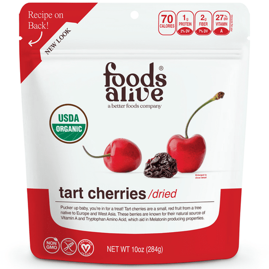 Tart Cherries Organic by Foods Alive at Nutriessential.com