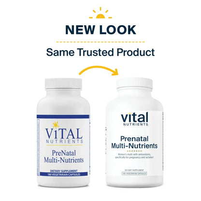 same trusted product Vital Nutrients PreNatal Multi Nutrients - Specifically Formulated for Pregnancy and Lactation