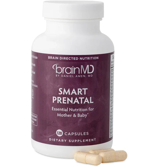 Brain MD’ Smart Prenatal - 120 Capsules | Essential Nutrition for Mother and Baby
