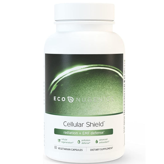 Cellular Shield by EcoNugenics - 60 Vegetarian Capsules - Radiation + EMF Defence