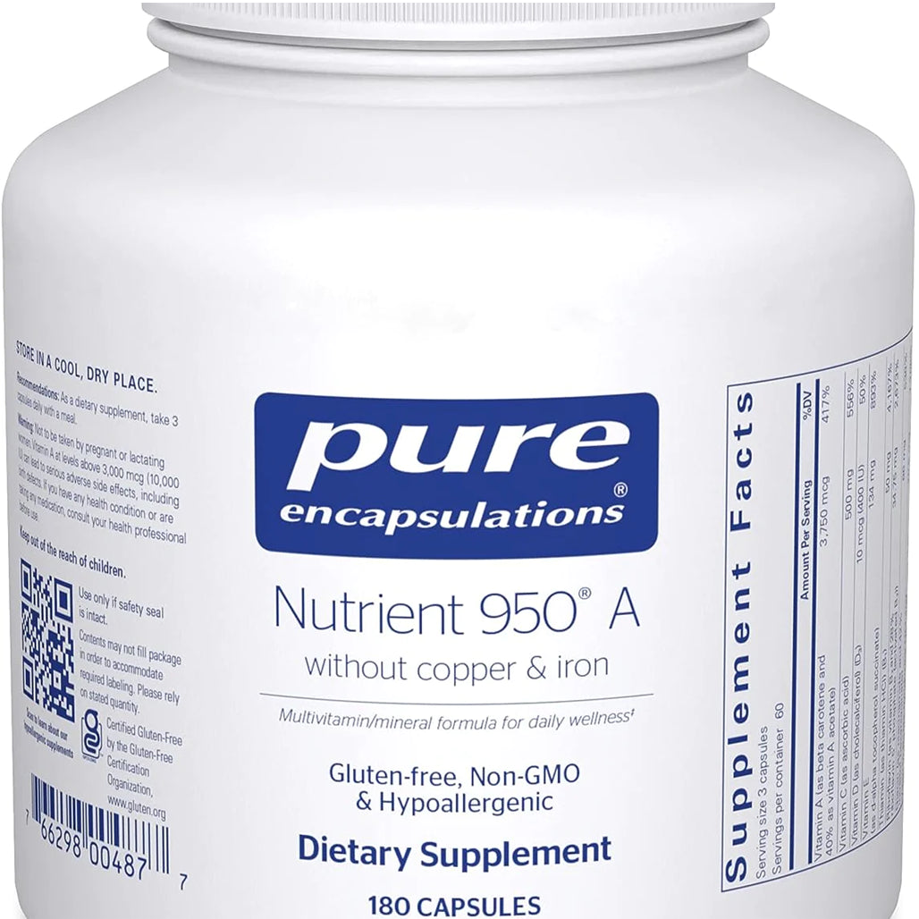 Nutrient 950 without Copper and Iron Pure Encapsulations