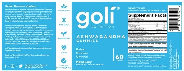 Ashwagandha Gummies by Goli Nutrition [ 2