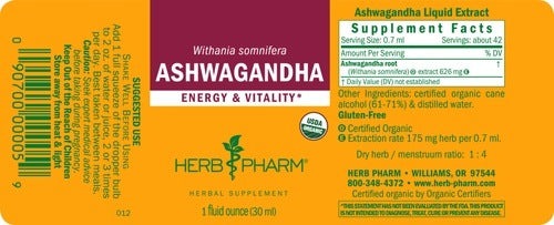 Ashwagandha Herb Pharm