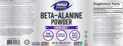 Beta Alanine Powder NOW SPORTS