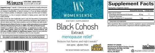 Black Cohosh Extract 2.5% Womensense