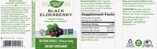 Elderberry 575 mg Natures way