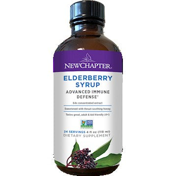 New Chapter Elderberry Syrup 24 servings - Perfect immune system booster, antioxidant action