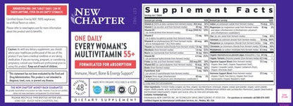 Benefits of Every Womans One Daily 55+  - 48 Veg Tabs| New Chapter | supports immune