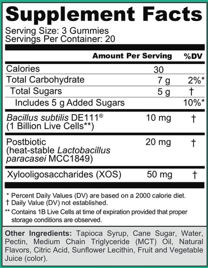 Goli Probiotic+ Gummies by Goli Nutrition [ 3