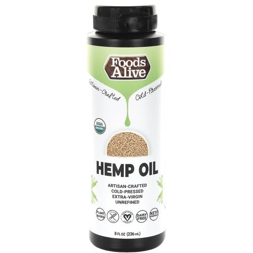 Hemp Seed Oil Organic Foods Alive