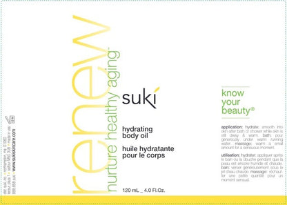 Hydrating body oil - signature aroma Suki Skincare