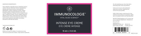 Intense Eye Crème Immunocologie