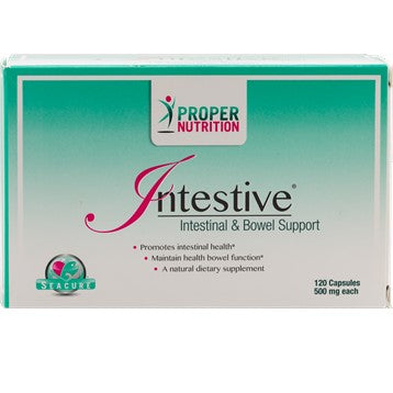 About Intestive 500 mg by Proper Nutrition - 120 Capsules | Enhance Digestive Health