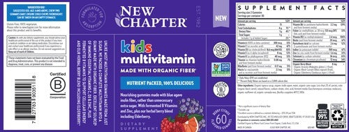 Benefits of Kid's Multivitamin Gummies  - 60 Gummies| New Chapter | vitamin source
