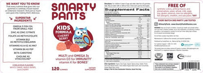 Kids Formula Cherry Berry SmartyPants Vitamins