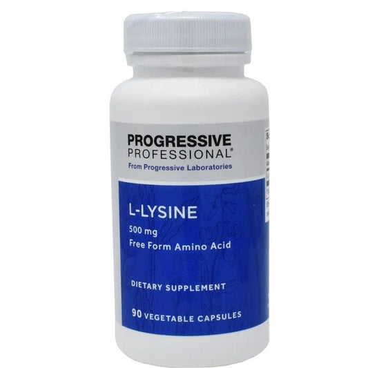 L Lysine 500 mg 90 veg caps by progressive labs