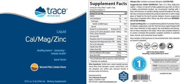 Liquid Cal/Mag/Zinc Trace Minerals Research