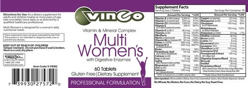 MultiWomen's w/Digestive Enzymes Vinco