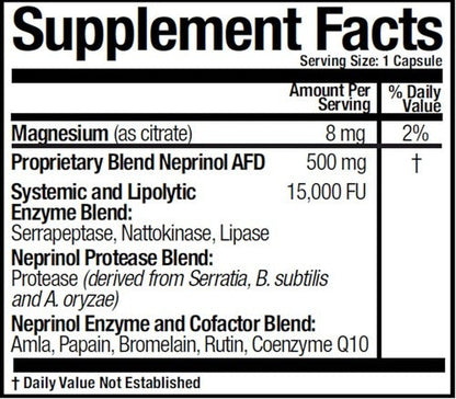 Neprinol AFD by Arthur Andrew Medical - Supplement Facts