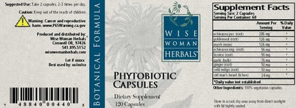 Phytobiotic Capsules 120 caps Wise Woman Herbals
