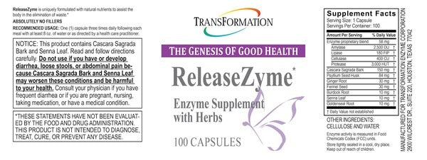 ReleaseZyme Transformation Enzyme