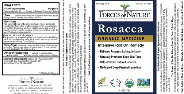 Rosacea Control Organic Forces of Nature