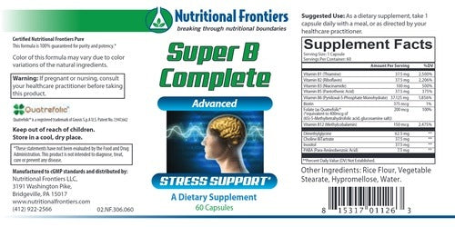 Super B Complete Nutritional Frontiers